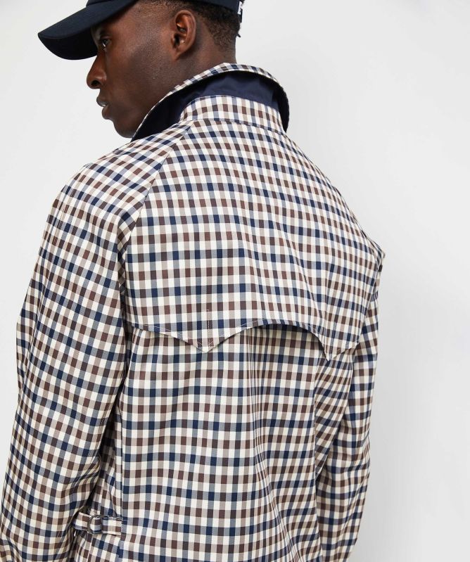Aquascutum Club Check Archival Mid Jacket