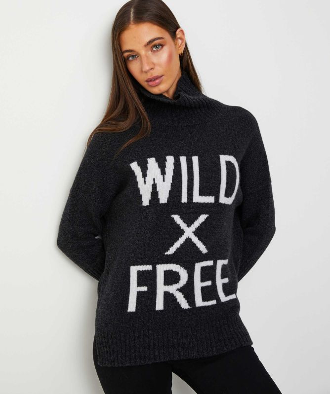 Eddy and Ivy Wild X Free Roll Neck Jumper