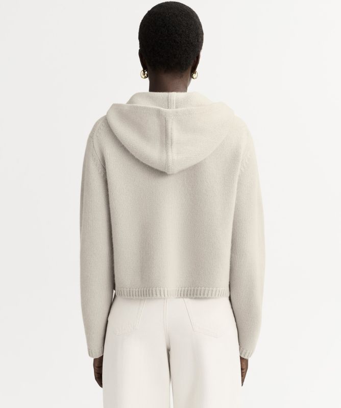 Soft Goat Chunky Cashmere Hoodie