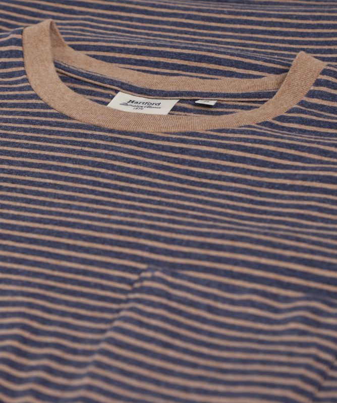 Hartford Striped Pocket T-Shirt