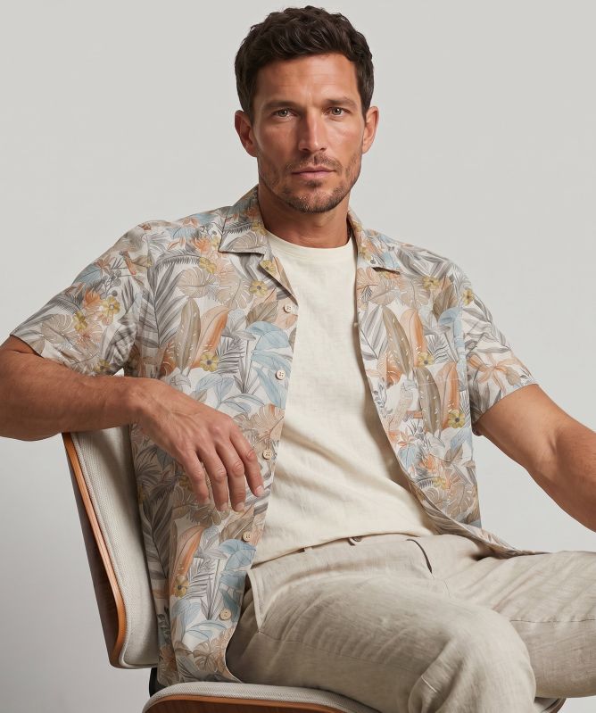 Jules B Tropical Floral Print Shirt