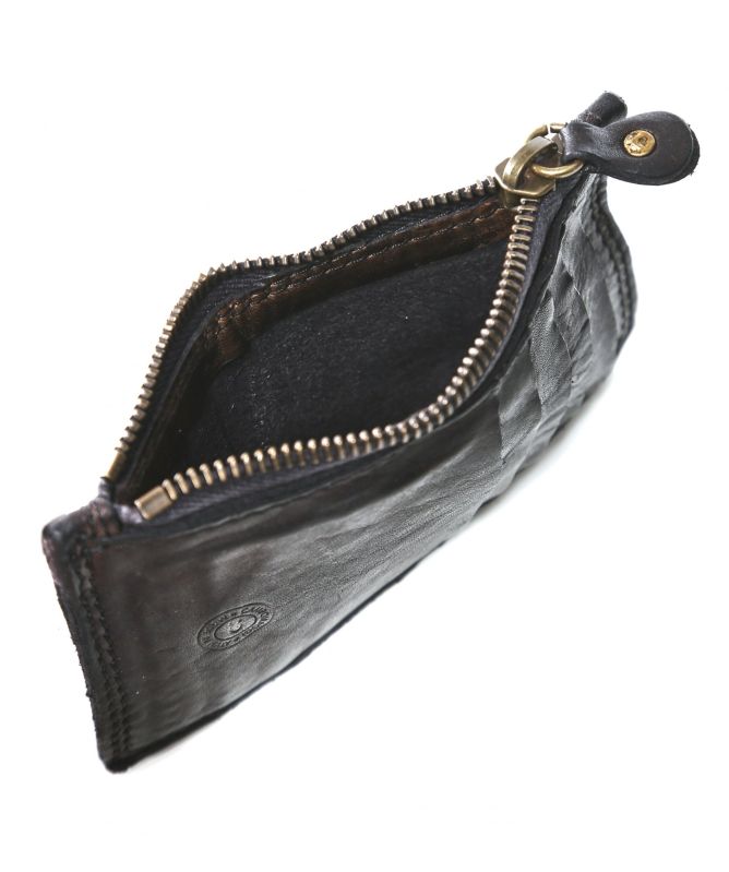 Campomaggi Leather Zip Card Holder