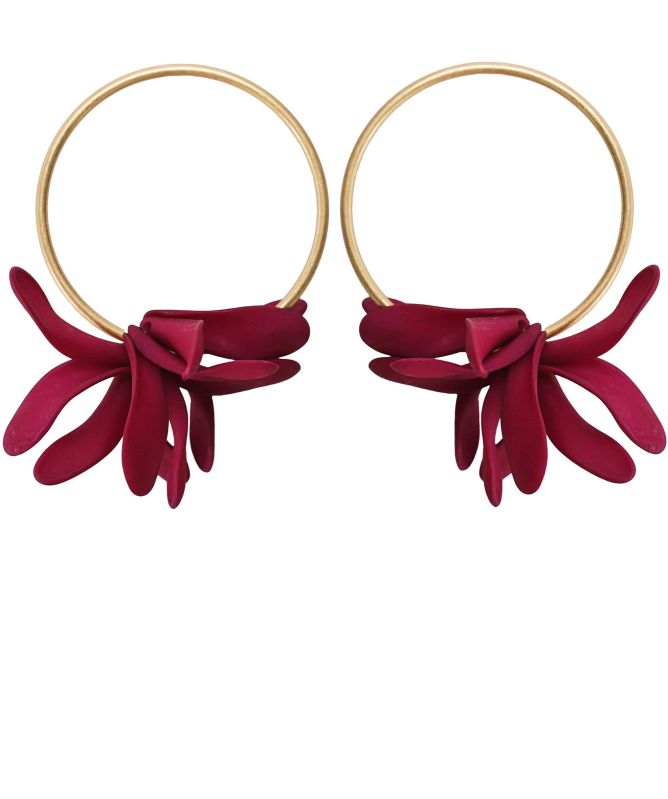 Zen Jewellery Resin Petal Earrings