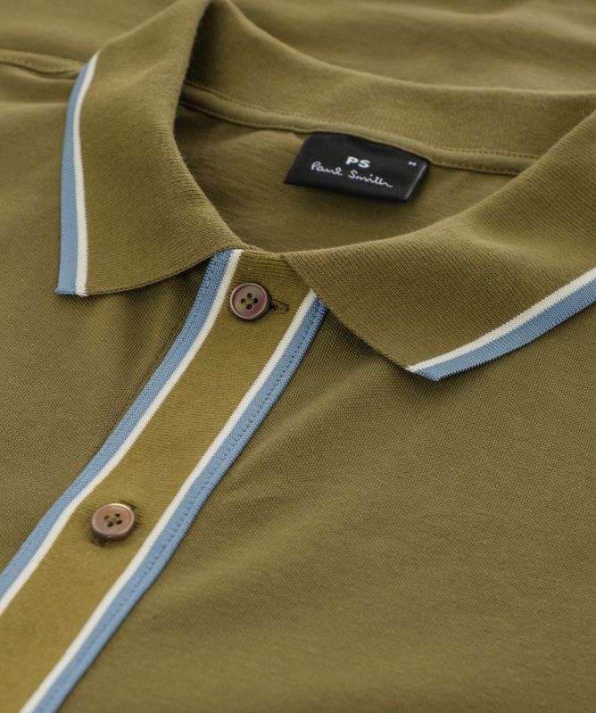 Paul Smith Button-Through Polo Shirt