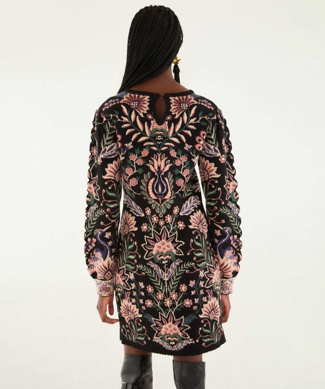 FARM Rio | Marvellous Garden Knitted Mini Dress FARM Rio | Marvellous Garden Knitted Mini Dress