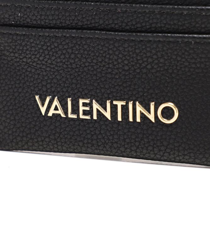 Valentino Bags Arepa Pebbled Card Holder