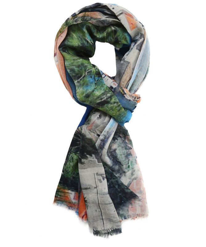 Ahujasons Dubrovnik Print Scarf
