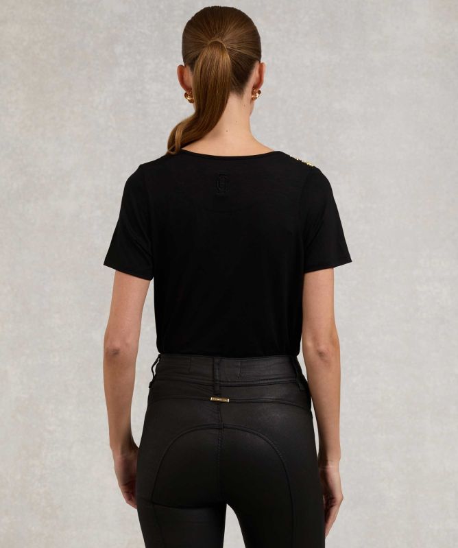 Holland Cooper Relax Fit V-Neck T-Shirt