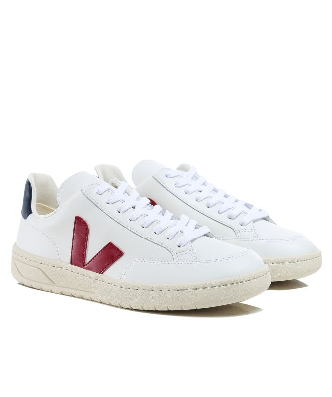 VEJA Mens Leather V-12 Trainers