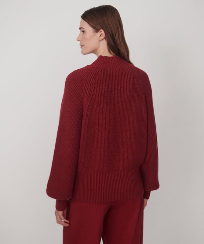 Varley Martina High-Neck Rib Knit