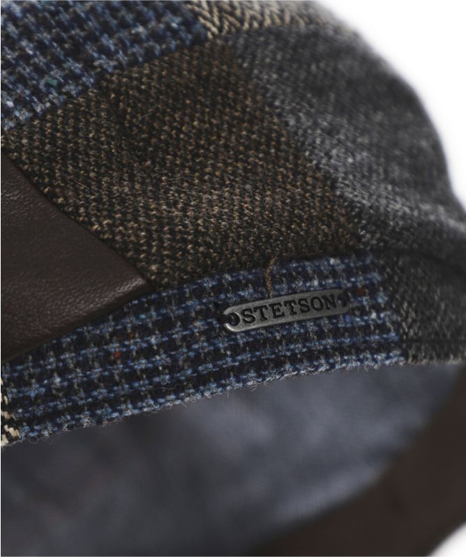 Stetson Silk Blend Patchwork Hatteras Cap