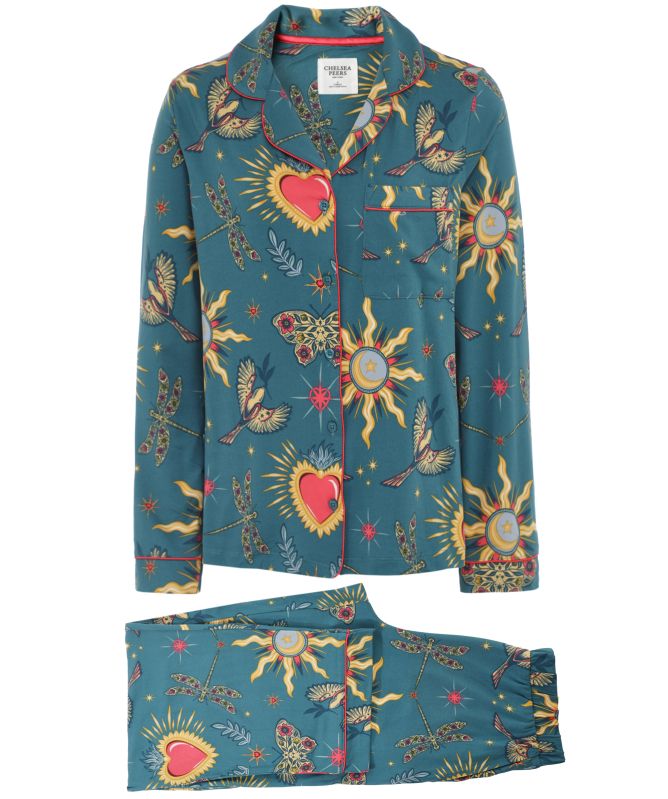 Chelsea Peers Heart Star Long Pyjamas