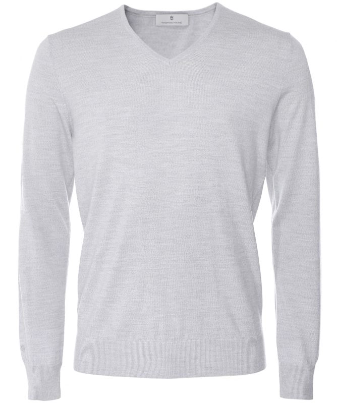Thomas Maine Merino V-Neck Jumper