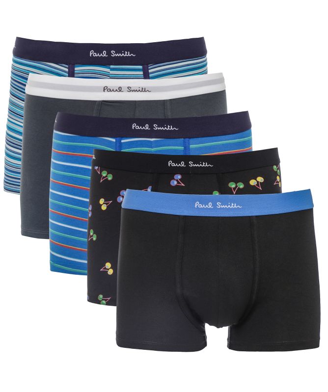 Paul Smith Striped Boxers Five Pack