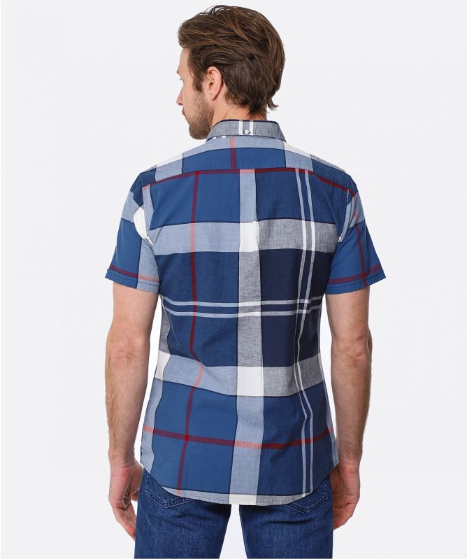 Barbour Linen Cotton Tartan Douglas Shirt
