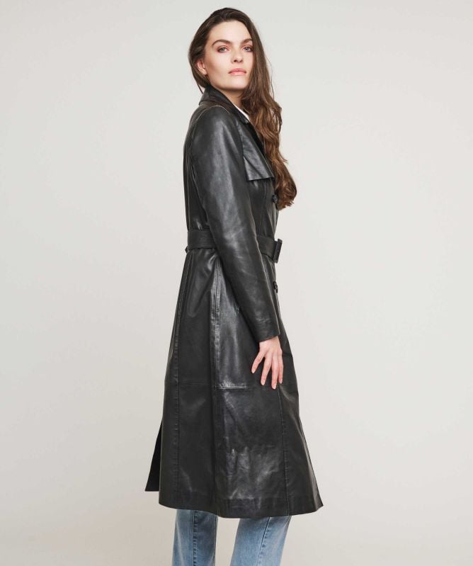 edge rupert☆山羊革☆leather“trench coat edge rupert☆山羊革☆leather“trench coat edge rupert☆山羊革