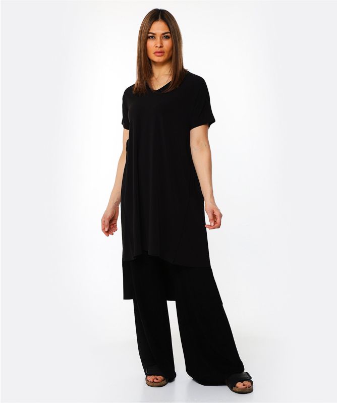 NU London Flared Jersey Trousers