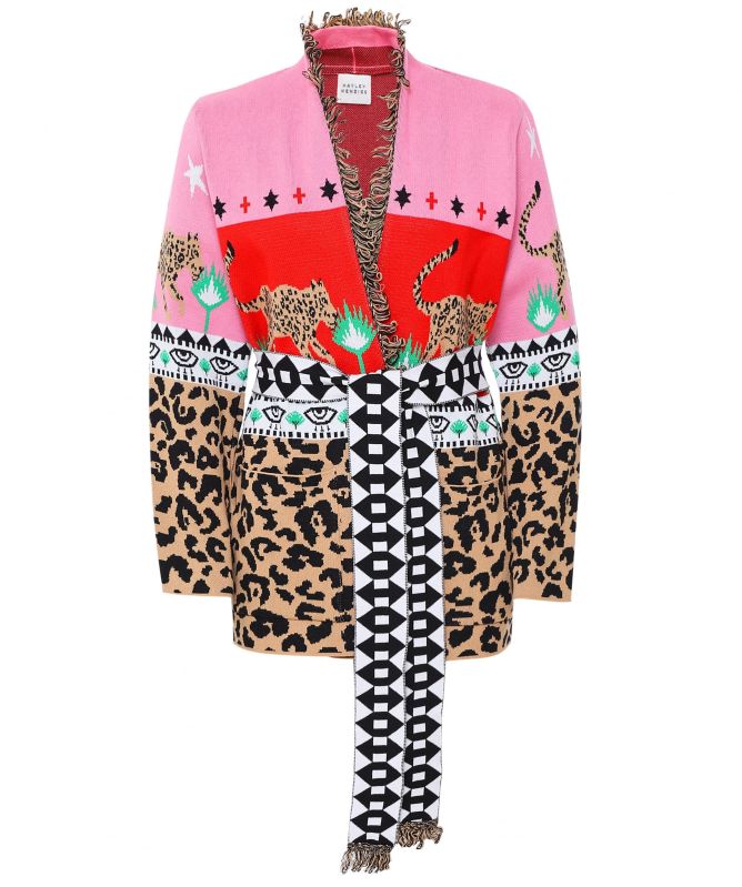 Hayley Menzies Pink Leopardess Cotton 