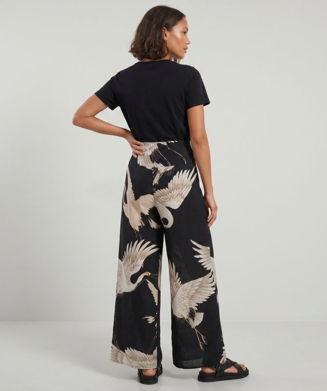 One Hundred Stars Stork Wide Leg Trousers