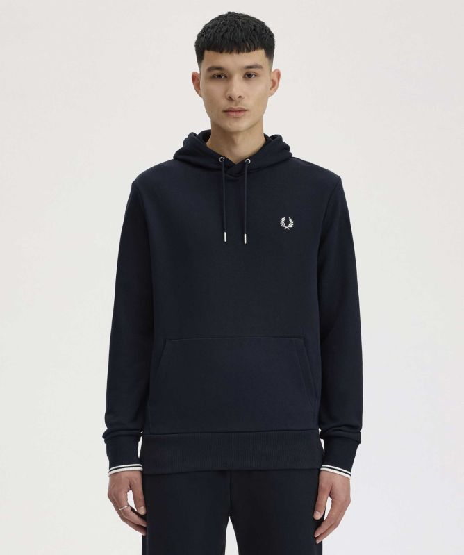 Fred Perry Tipped Hooded Sweatshirt