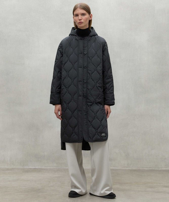ECOALF Lezna Quilted Coat With Hood
