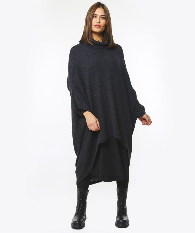 NU London Oversized Virgin Wool Knit Dress