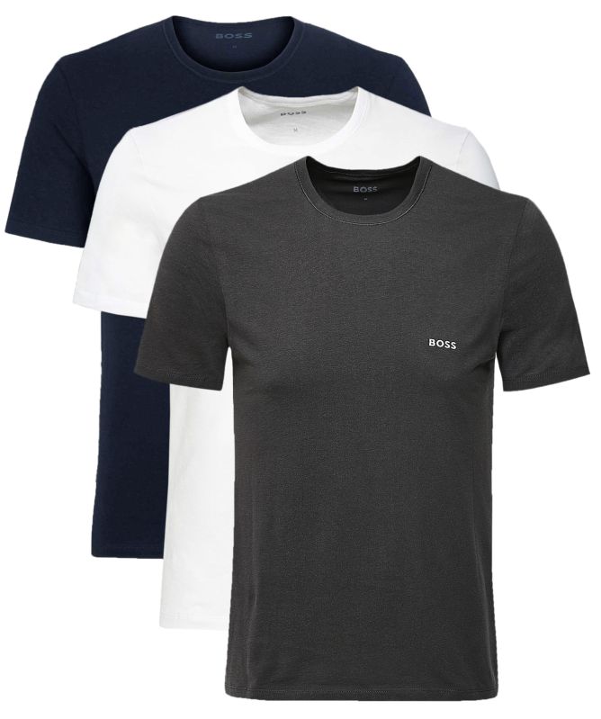BOSS Regular Fit T Shirts 3 Pack