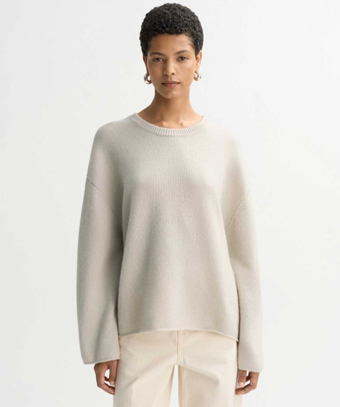 Soft Goat Relaxed Crew Neck Jumper