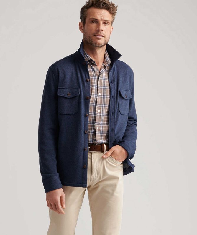 Peter Millar Crown Fleece Overshirt