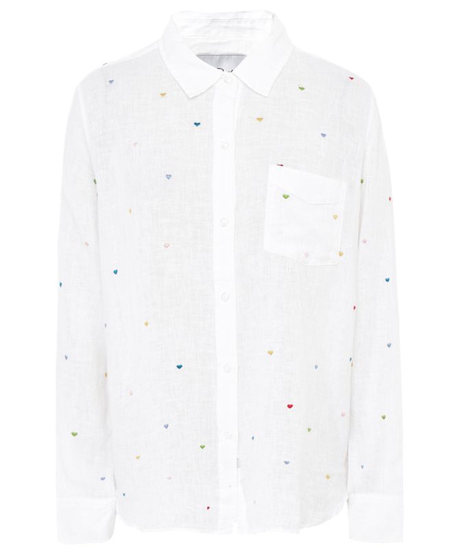 Rails Charli Embroidered Heart Shirt