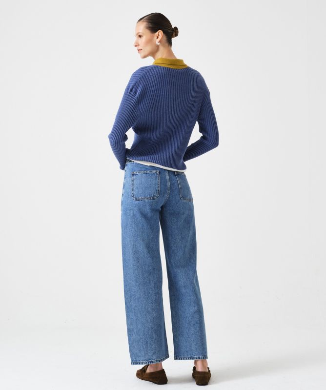 Seventy + Mochi Eden Wide Leg Jeans