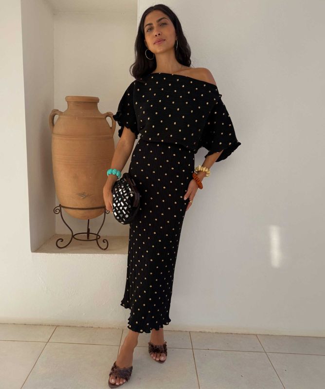 Never Fully Dressed Tilly Plisse Dress