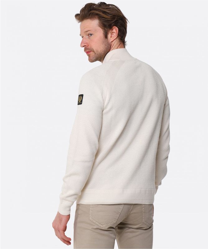 Belstaff Cotton Silk Half-Zip Tide Jumper