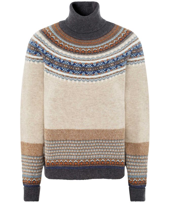 ERIBÉ Alpine Wool Roll Neck Sweater
