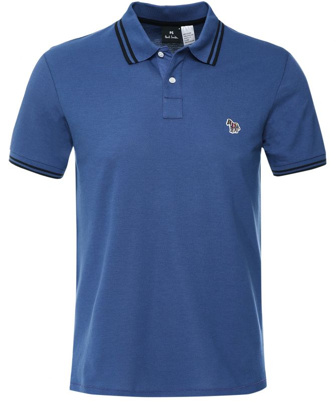 Paul Smith Regular Fit Tipped Zebra Polo Shirt