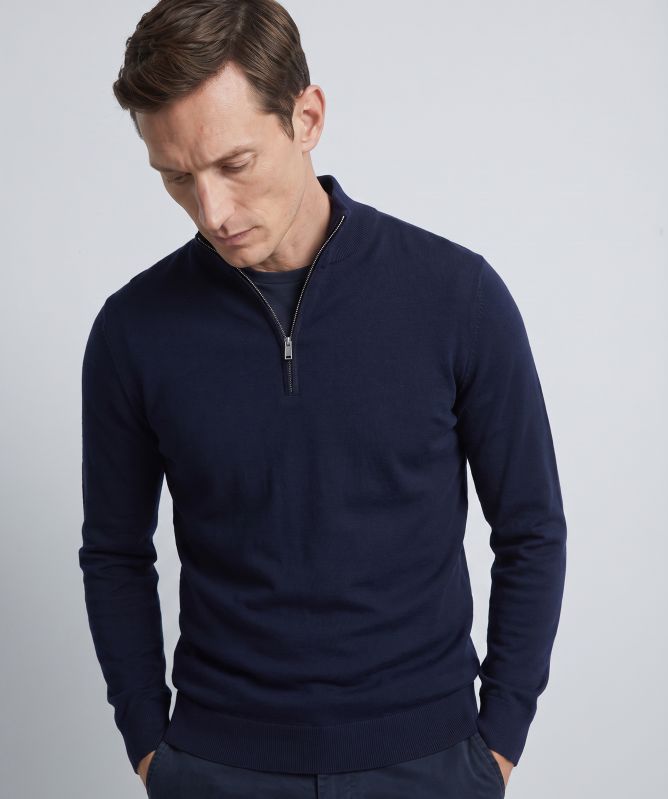 Profuomo Half Zip Jumper