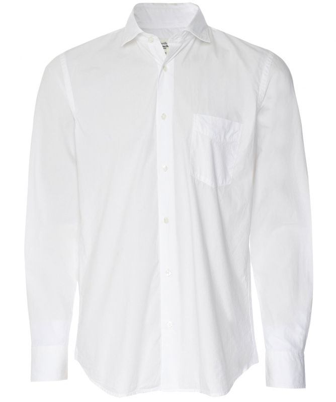 Hartford Regular Fit Peach Cotton Penn Shirt