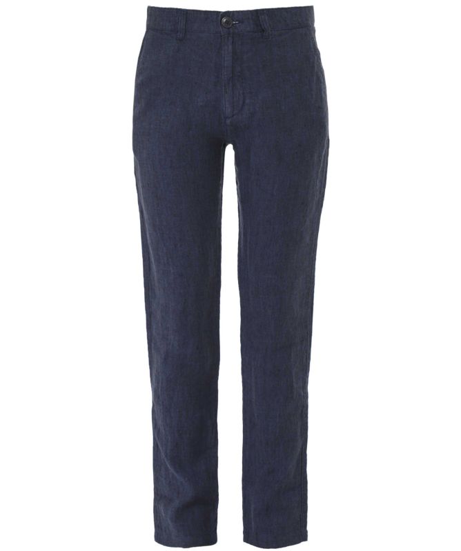 Knowledge Cotton Regular Linen Trousers