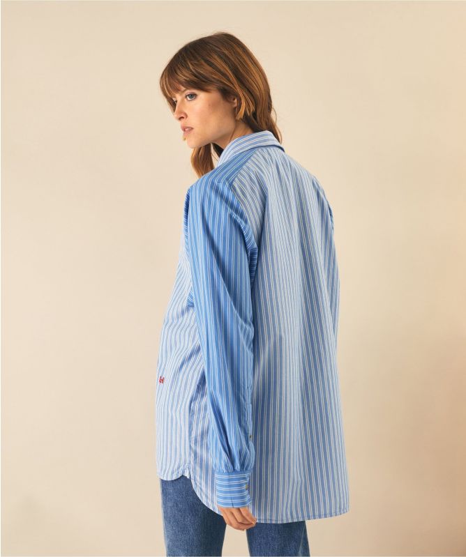 Leon and Harper Cruz Cotton Stripe Shirt