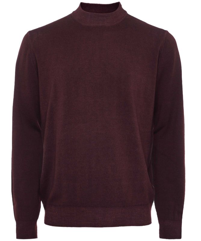 Filippo De Laurentiis Merino Mock Neck Jumper