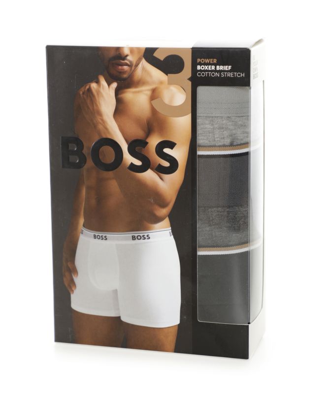 BOSS Cotton Boxer Trunks Three Pack