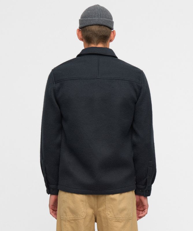 Anerkjendt Akoscar Boiled Wool Overshirt