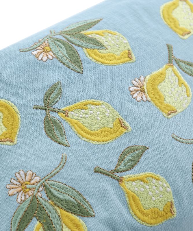 Elizabeth Scarlett Lemon Blossom Cotton Everyday Pouch