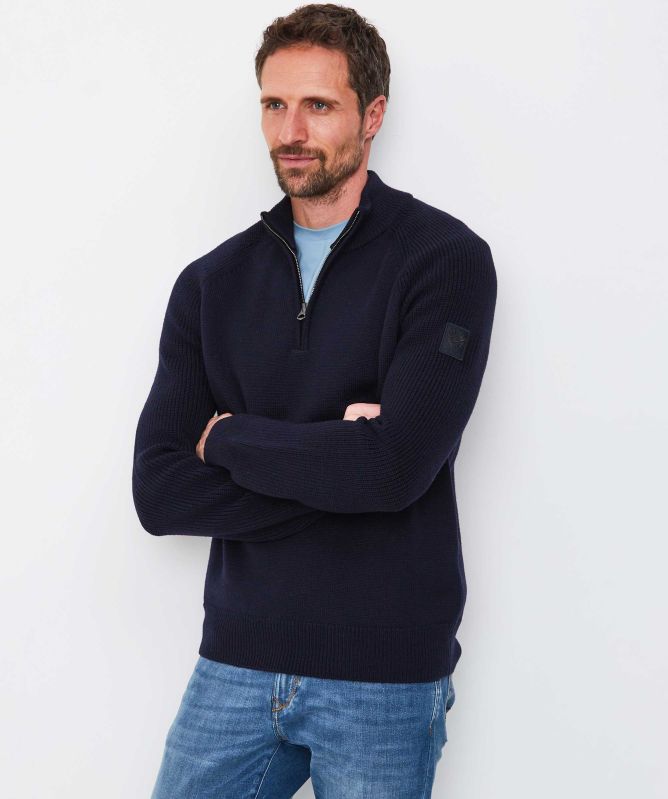 Belstaff Quarter Zip Aspect Jumper
