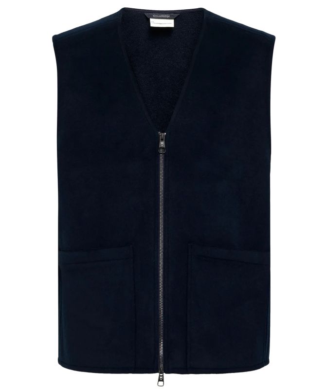 Knowledge Cotton Wool Zip Vest