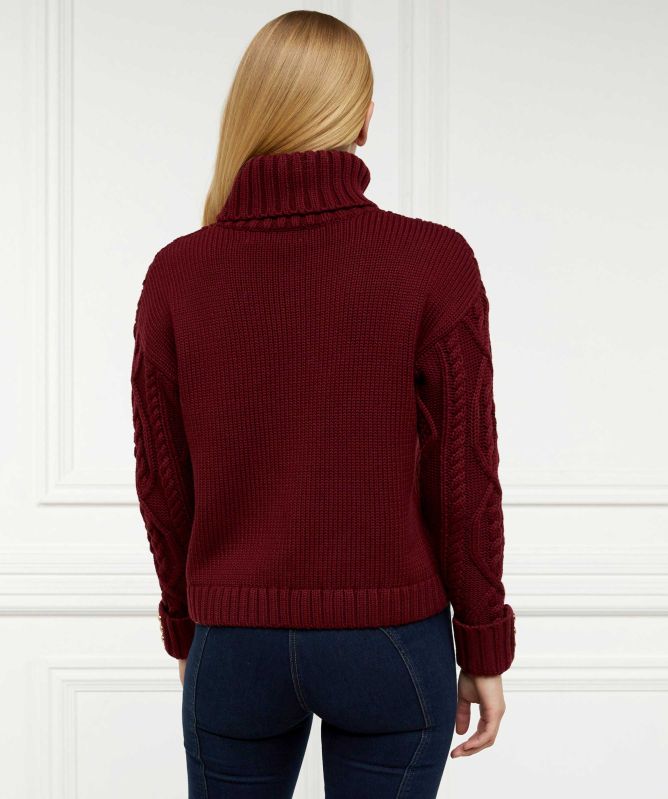 Holland Cooper Noveli Cable Knit Jumper
