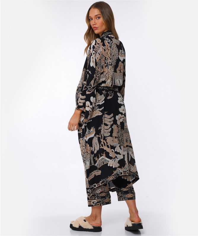 One Hundred Stars Giant Willow Long Kimono