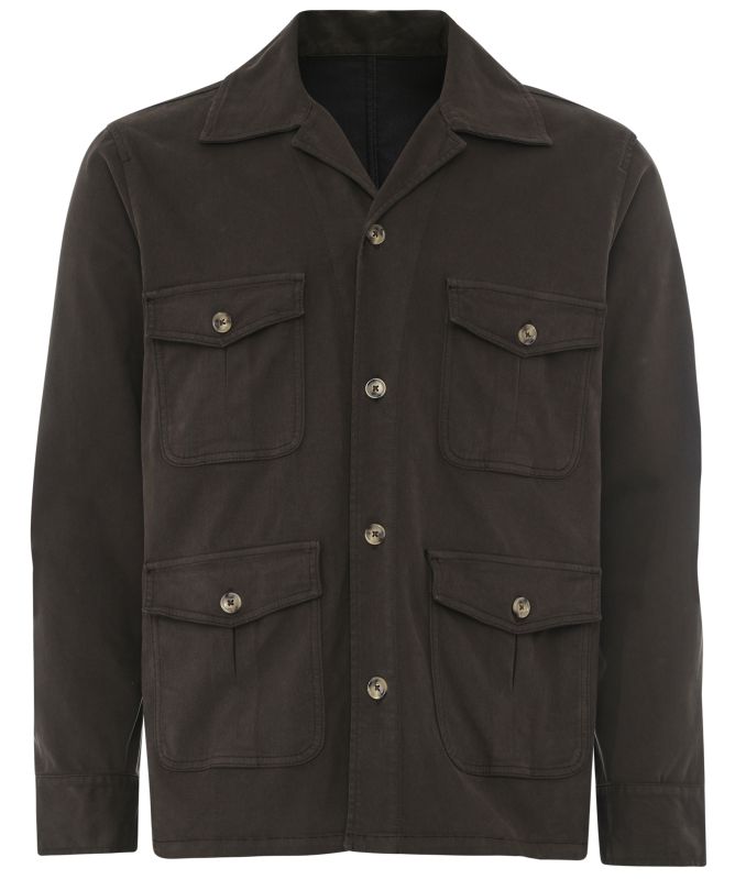 Sand Anders Suede Safari Shirt