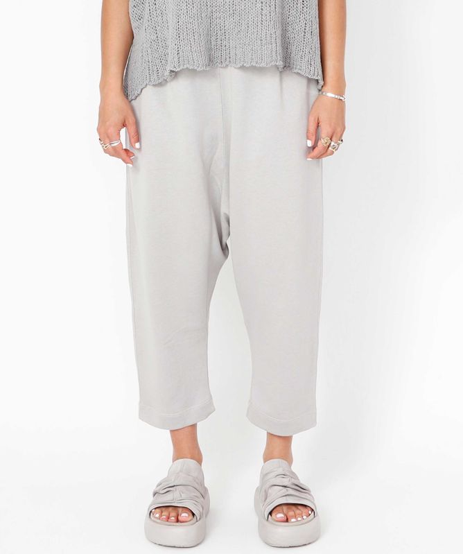 Sort Aarhus Jersey Drop Trousers