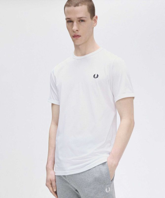 Fred Perry Crew Neck Ringer T-Shirt